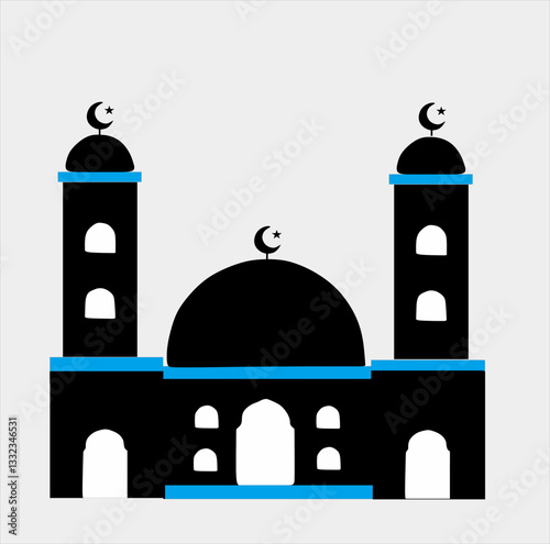 taj mahal vector illustration