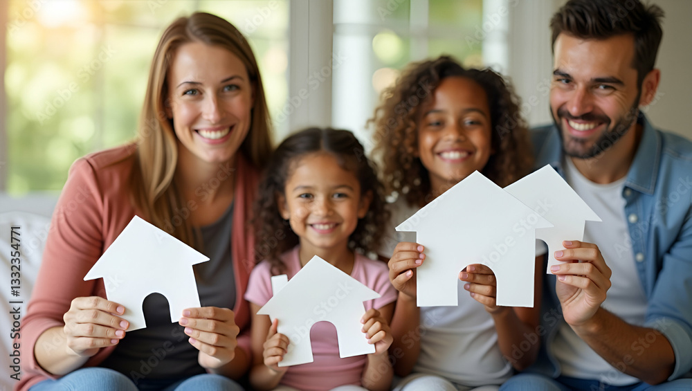 Obraz premium Family Home Adoption & Foster Care: Budgeting for Inflation in Charity
