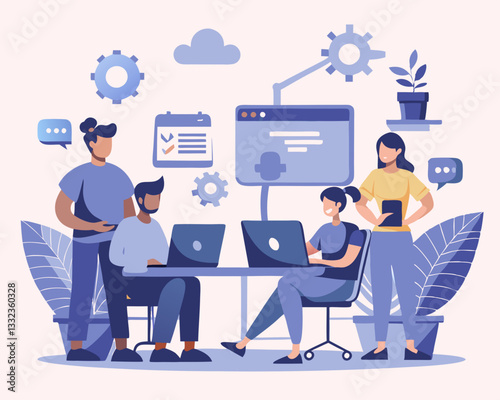 Software Development, Coding Team, Frontend and Backend Programming, Debugging, Testing, and Deployment with Cloud Computing