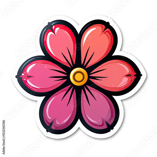vector illustration of a flower