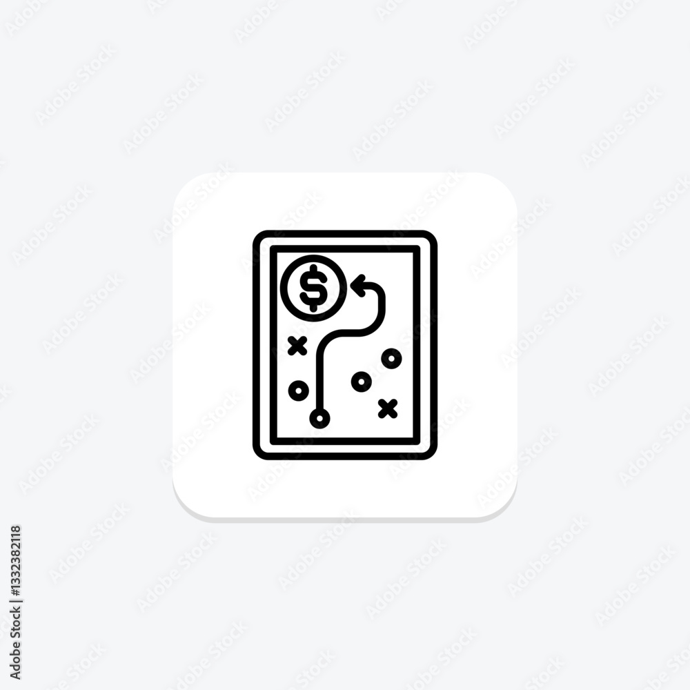 Budgeting Strategy, vector, pixel perfect, illustrator file Budgeting Strategy, vector, pixel perfect, illustrator file