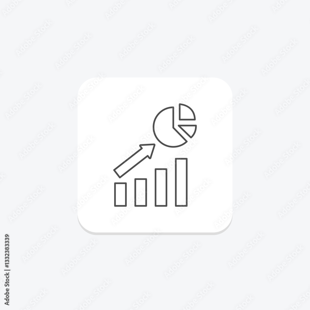 Market Share, vector, pixel perfect, illustrator file Market Share, vector, pixel perfect, illustrator file