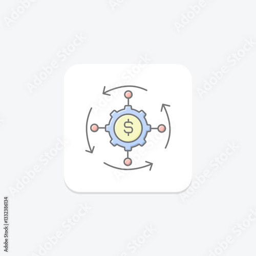 Business Model, vector, pixel perfect, illustrator file