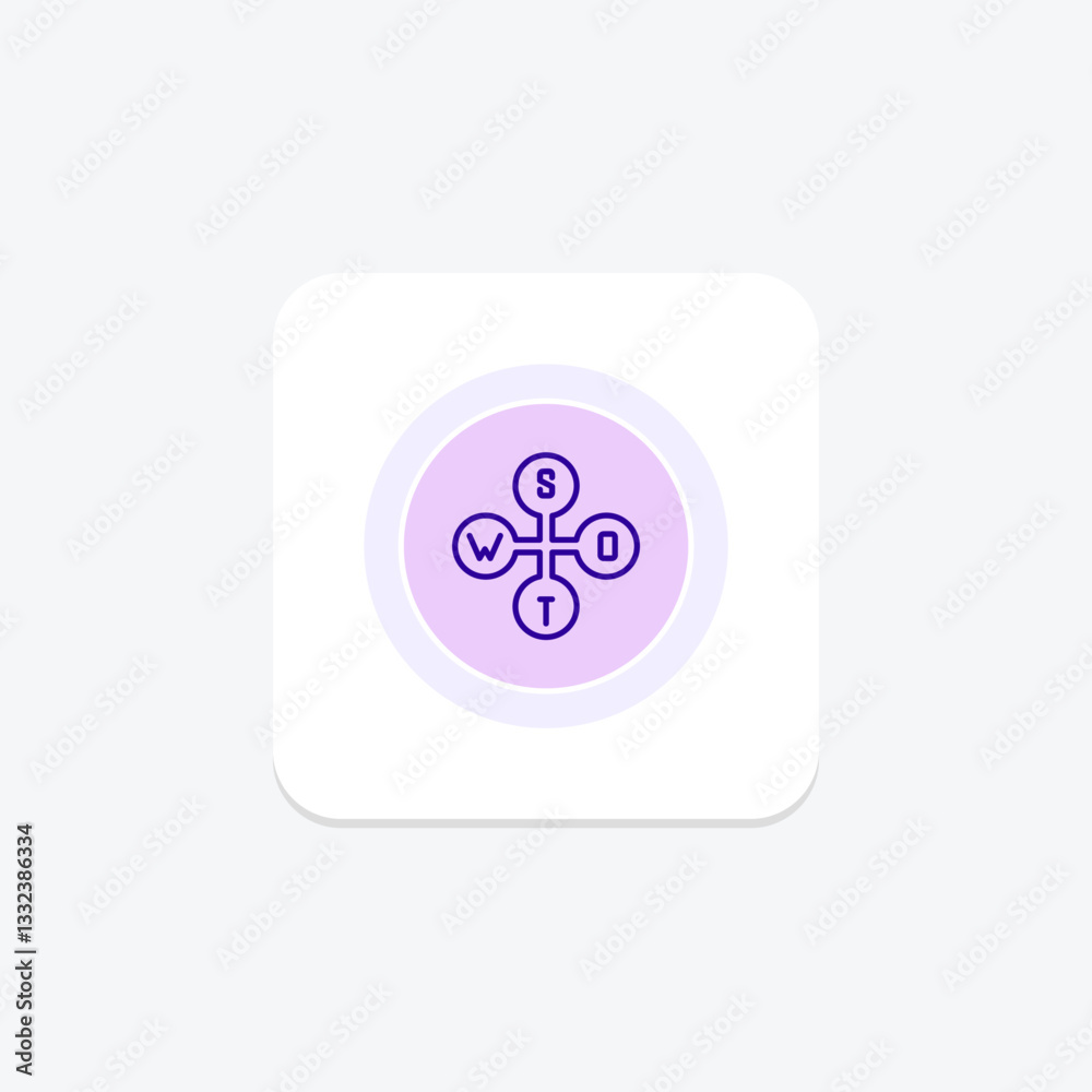 Swot Analysis, vector, pixel perfect, illustrator file Swot Analysis, vector, pixel perfect, illustrator file