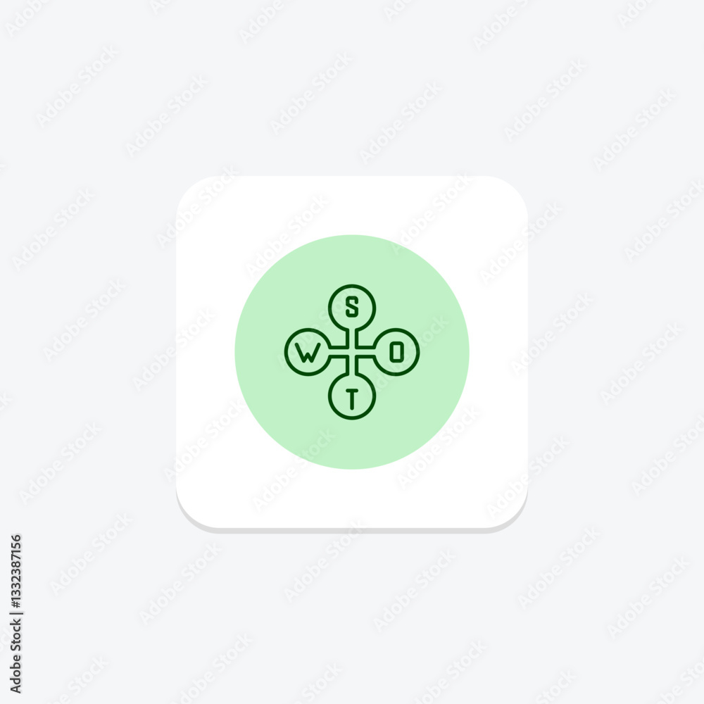 Swot Analysis, vector, pixel perfect, illustrator file Swot Analysis, vector, pixel perfect, illustrator file