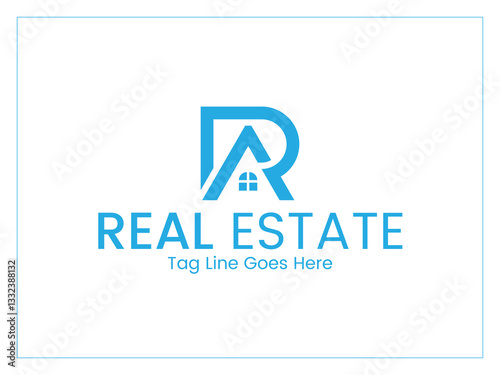 Real estate logo design, RA Letter Logo Design, RA Letter House logo design, Modern House Logo Design.