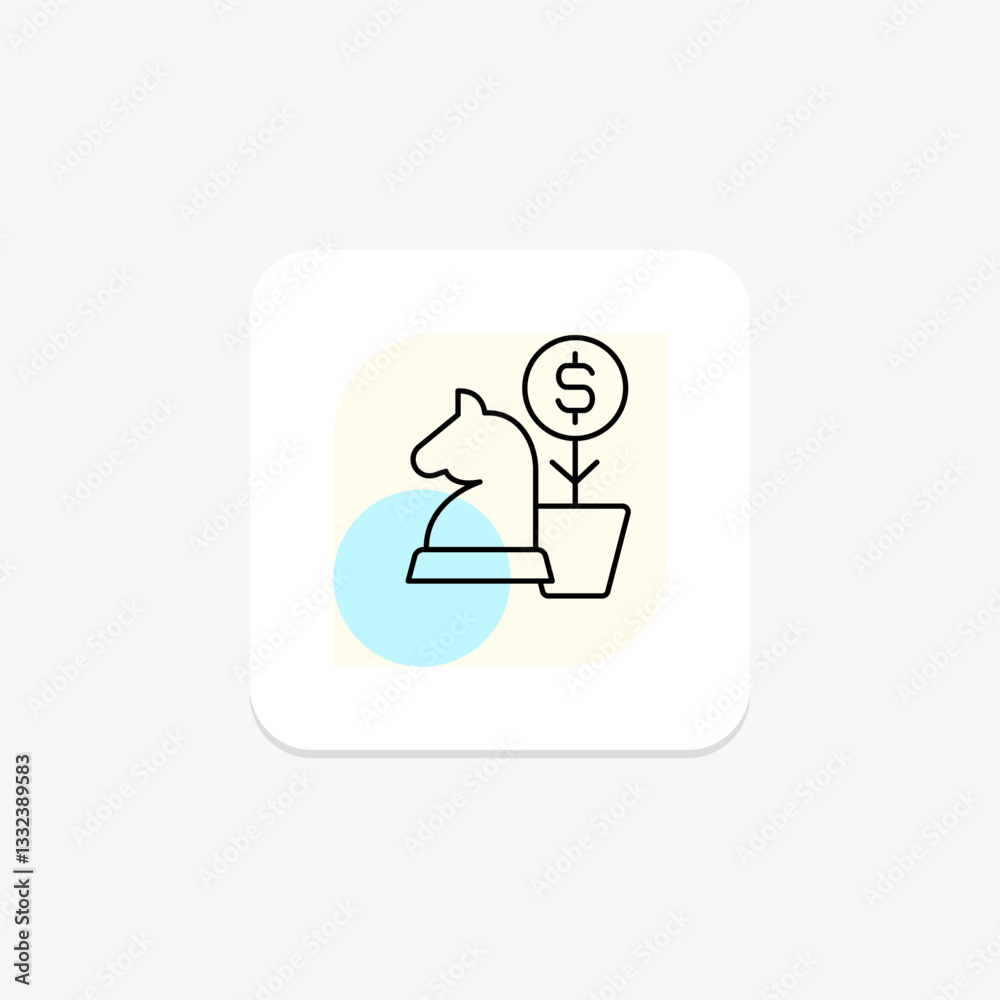 Investment Strategy, vector, pixel perfect, illustrator file Investment Strategy, vector, pixel perfect, illustrator file