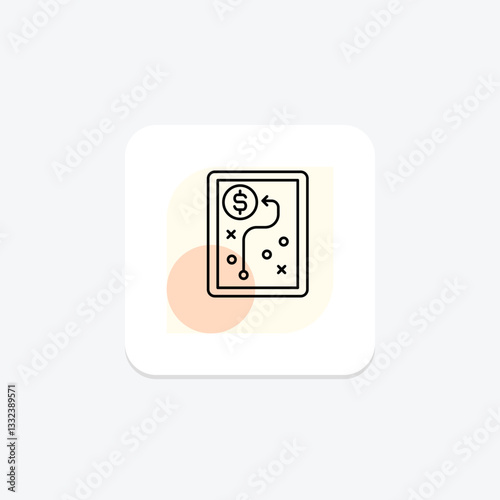 Budgeting Strategy, vector, pixel perfect, illustrator file