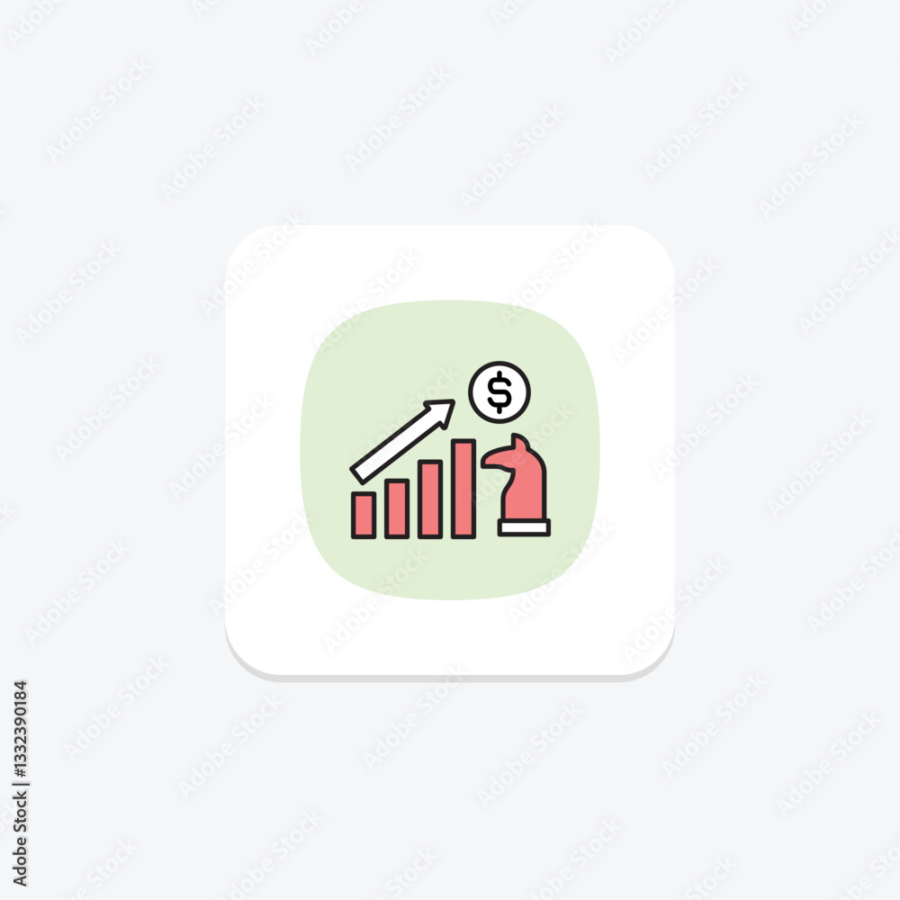 Growth Strategy, vector, pixel perfect, illustrator file Growth Strategy, vector, pixel perfect, illustrator file