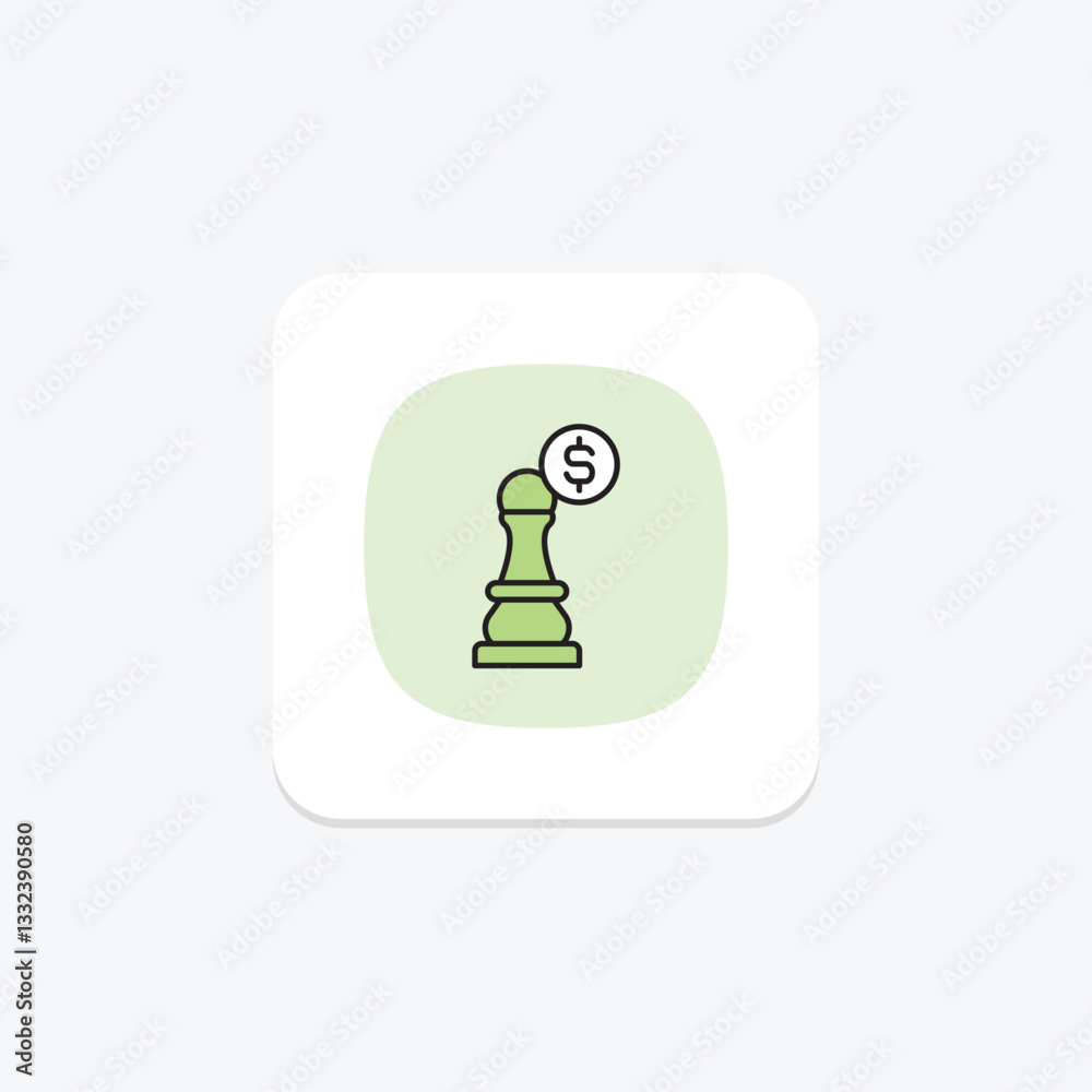 Financial Strategy, vector, pixel perfect, illustrator file Financial Strategy, vector, pixel perfect, illustrator file