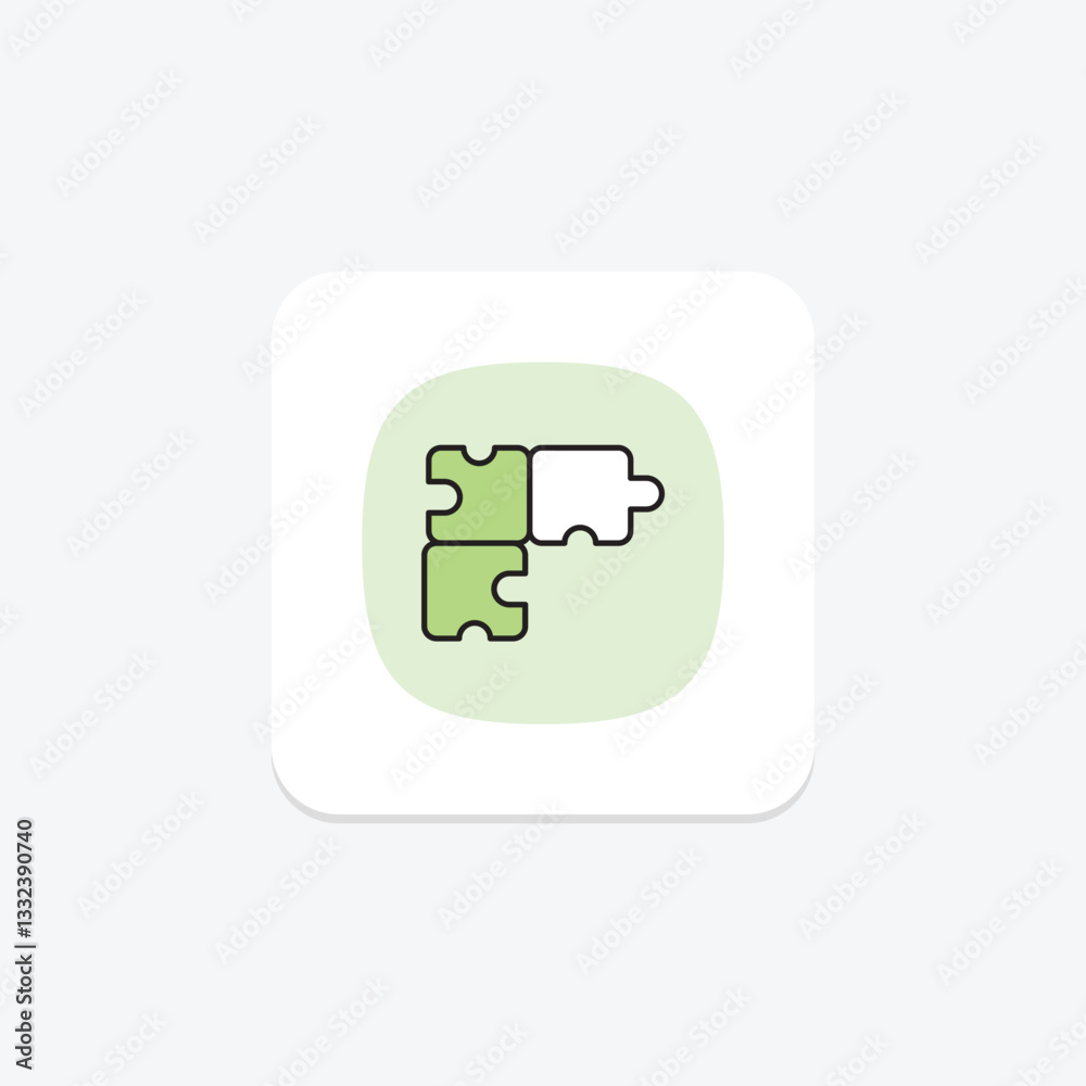 Jigsaw Puzzle, vector, pixel perfect, illustrator file Jigsaw Puzzle, vector, pixel perfect, illustrator file