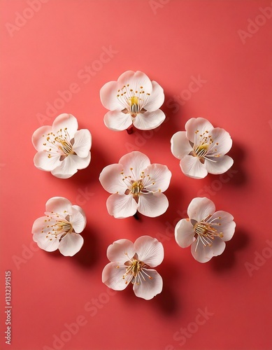 Cherry blossoms on the red_(1)