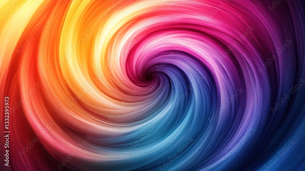 Abstract swirl of vibrant colors Abstract swirl of vibrant colors
