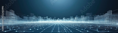 Network of cities with a data transmission grid for connectivity solutions