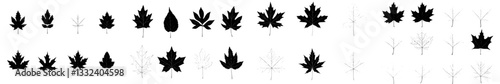 The bundle features a maple leaf silhouette, as well as a modern maple leaf silhouette