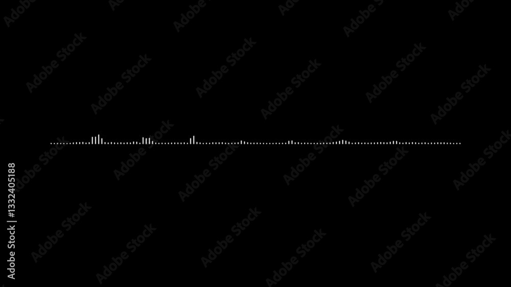Vibrant Digital Audio Waveform Animation with Smooth Frequency Motion and Music Equalizer Effects on a Black Background. Vibrant Digital Audio Waveform Animation with Smooth Frequency Motion and Music Equalizer Effects on a Black Background.