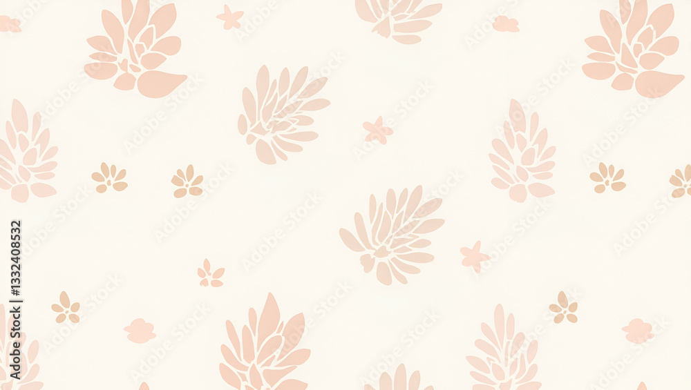 Flat Minimalist hydrangea seamless tile pattern with abstract hydrangea shapes and soft pastel hues ideal for modern offices concept as Abstract hydrangea shapes and soft pastel hues create minimalist Flat Minimalist hydrangea seamless tile pattern with abstract hydrangea shapes and soft pastel hues ideal for modern offices concept as Abstract hydrangea shapes and soft pastel hues create minimalist