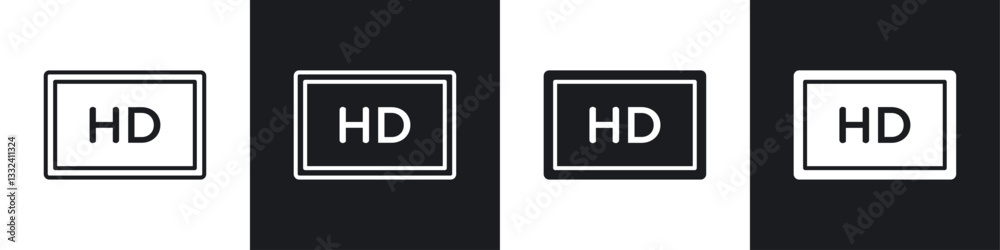 High definition icon symbol collection on white background. High definition icon symbol collection on white background.