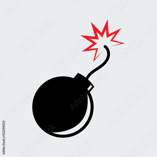 The bomb vector stock illustration
