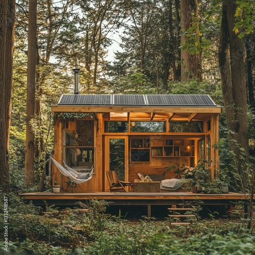 modern house wooden 
