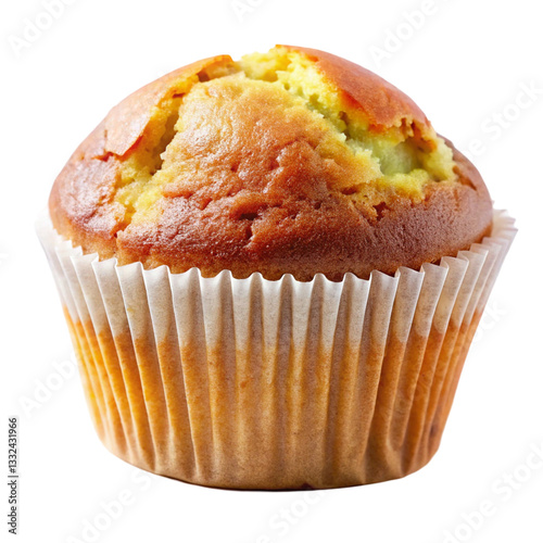 muffin isolated on white background