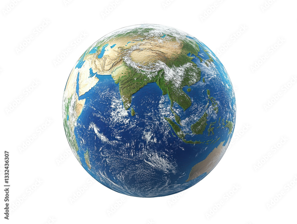 Isolated Planet Earth Isolated Planet Earth