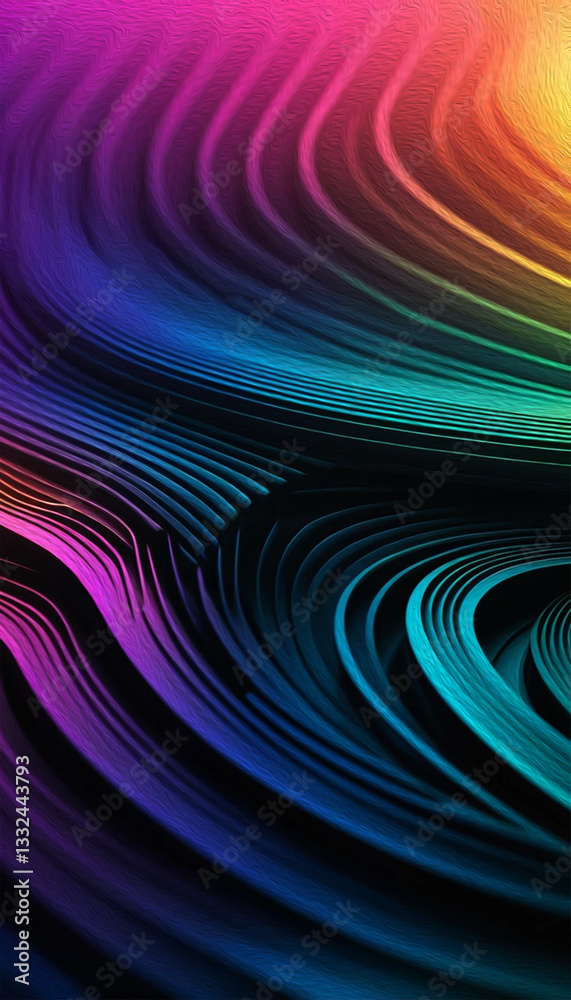 Obraz premium Abstract technology background. . Oil paint illustration.