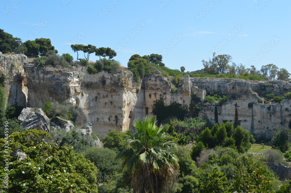 Fototapeta premium Siracusa,sicilia,il giardino della kolymbetra