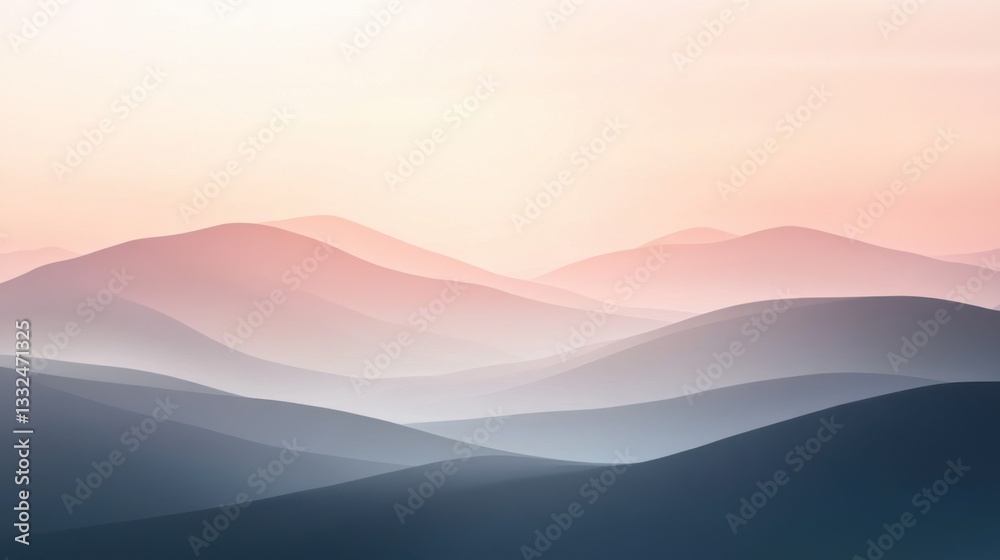 A minimalist design with clean lines and soft gradients evokes a sense of calm. A minimalist design with clean lines and soft gradients evokes a sense of calm.