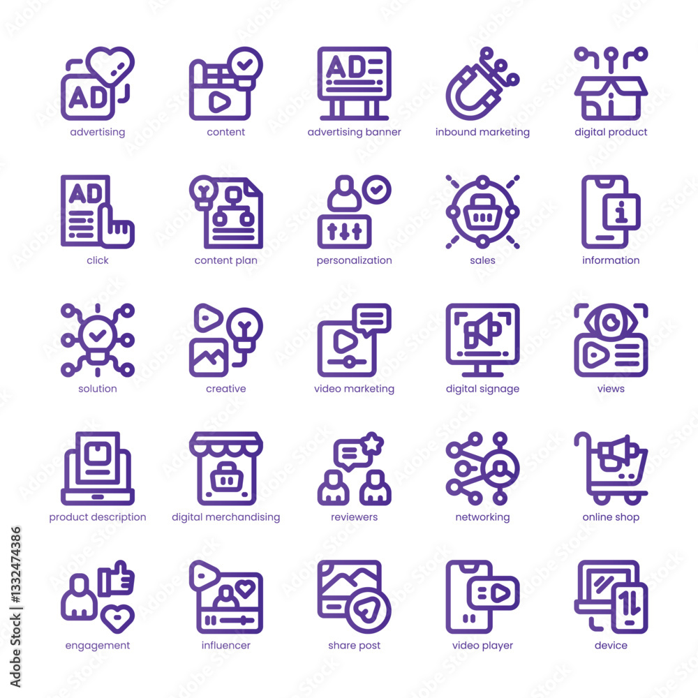 Digital Marketing Icon pack for your website, mobile, presentation, and logo design. Digital Marketing Icon line basic color design. Vector graphics illustration and editable stroke. Digital Marketing Icon pack for your website, mobile, presentation, and logo design. Digital Marketing Icon line basic color design. Vector graphics illustration and editable stroke.