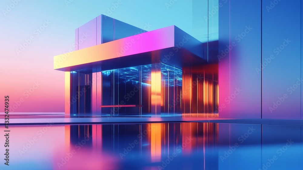 Building a vision for success urban office space abstract concept art futuristic environment aerial view business growth Building a vision for success urban office space abstract concept art futuristic environment aerial view business growth