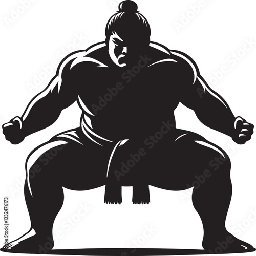 silhouette of a boxer
