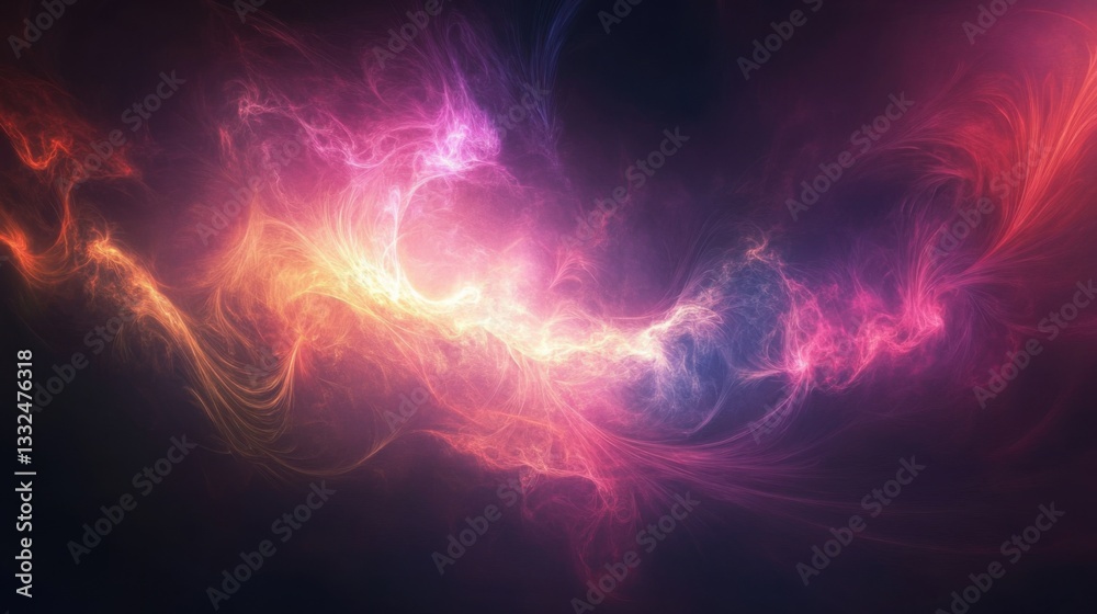 A subtle haze adds mystery and depth to the abstract background. A subtle haze adds mystery and depth to the abstract background.