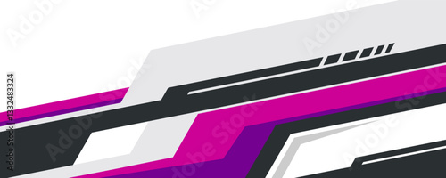 Car decal wrap design vector. Graphic abstract stripe racing background kit designs for vehicle, race car, rally and livery