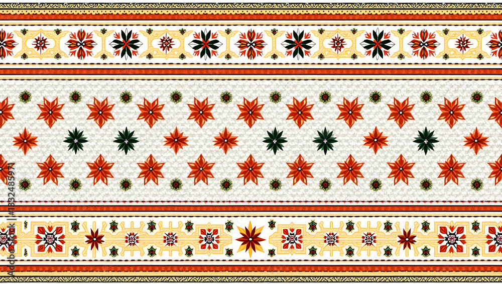 Seamless Ethnic Border Tile Patterns: Blend Culture with Modern Design