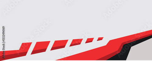 Car decal wrap design vector. Graphic abstract stripe racing background kit designs for vehicle, race car, rally and livery