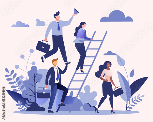 Climbing the Corporate Ladder for Career Growth, Success, and Professional Achievement