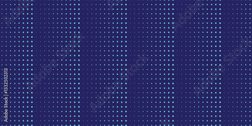 Abstract grunge grid polka dot halftone background pattern. Spotted black and white vector illustration for banner