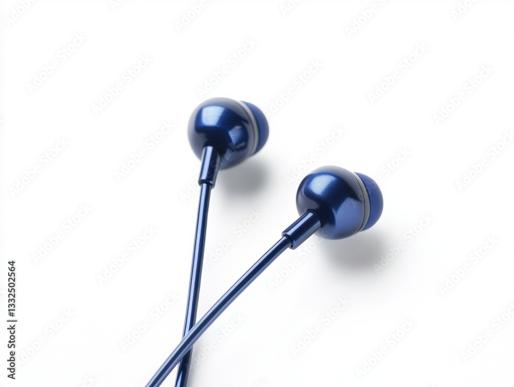 ear bud head phone isolate white ear bud head phone isolate white