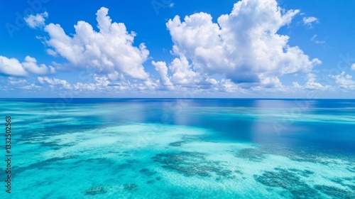 Soaring above aerial view of soft puffy clouds sky gigapixel image tranquil environment serene perspective