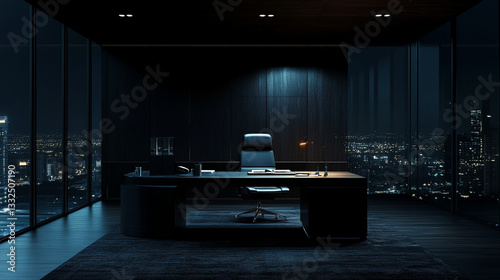 dark business room dubai