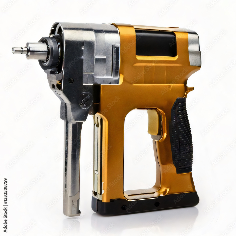 Fototapeta premium al standalone one Nail gun Hardware_. against isolate whi-278.png