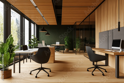 A modern corporate office interior