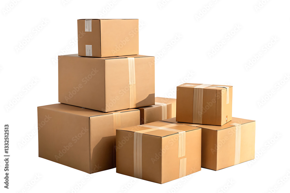 stack of cardboard boxes stack of cardboard boxes