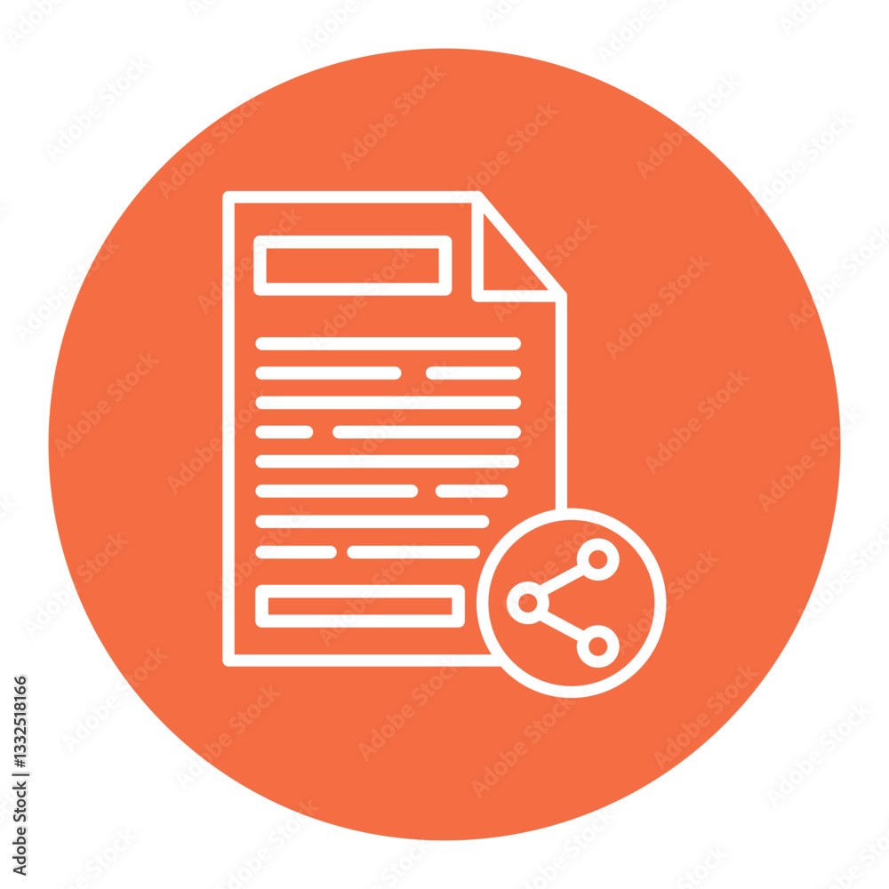 Sharing Content Icon Sharing Content Icon