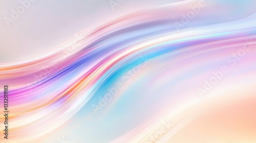 Wallpaper Mural minimalistic abstract design featuring swirling vibrant hues set against soft neutral background to evoke sense of Torontodigital.ca