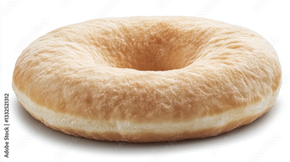 Capturing a glazed donut in gigapixel detail studio food photography isolated close-up a plain donut with a hint of glaze Capturing a glazed donut in gigapixel detail studio food photography isolated close-up a plain donut with a hint of glaze