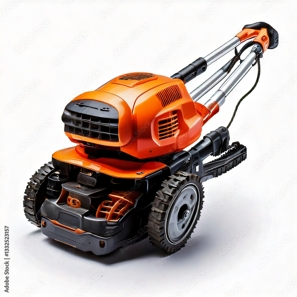 Fototapeta premium al standalone one Weed trimmer Hardware_. against isolate whi-344.png