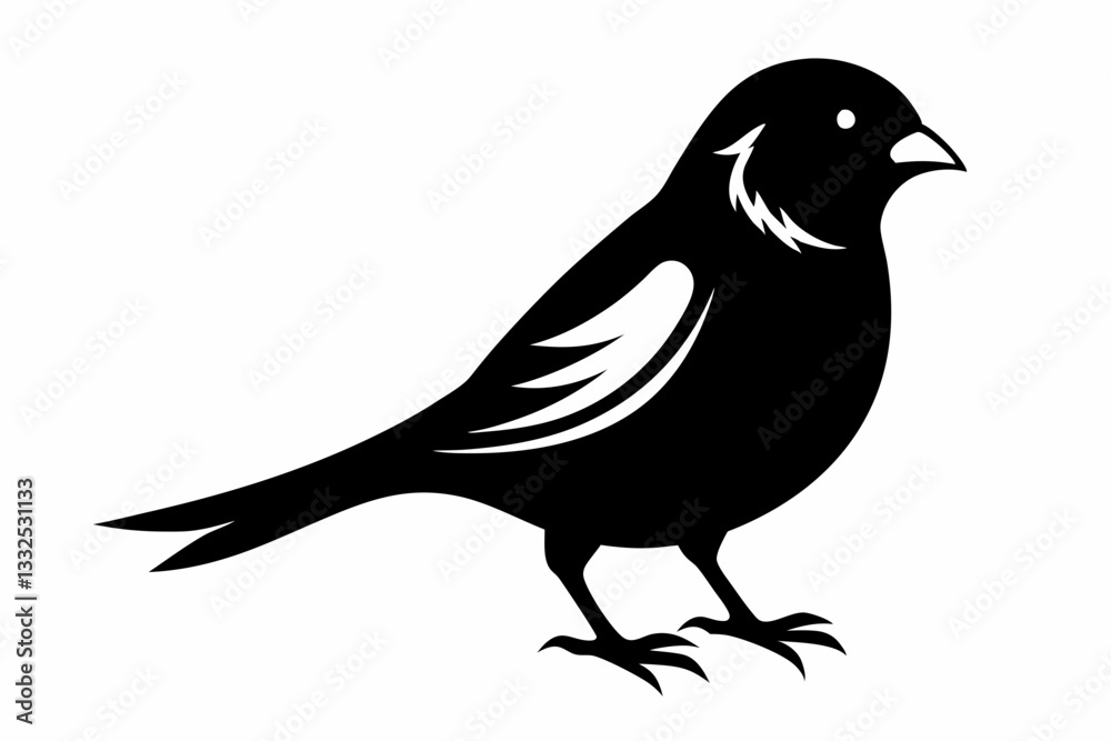 canary line art silhouette vector illustration canary line art silhouette vector illustration