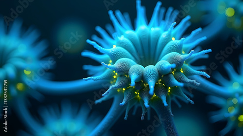 Fractal Microbes: Pulsing Clusters of Cybernetic Life